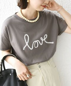 SHIPS / シップス Tシャツ | 【WEB限定】ファンシー コード 刺繍 ロゴ TEE