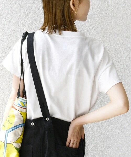 tシャツ 「WEB限定」ファンシー コード 刺繍 ロゴ TEE レディース WEB限定】ファンシー コード 刺繍 ロゴ TEE（Tシャツ/カットソー