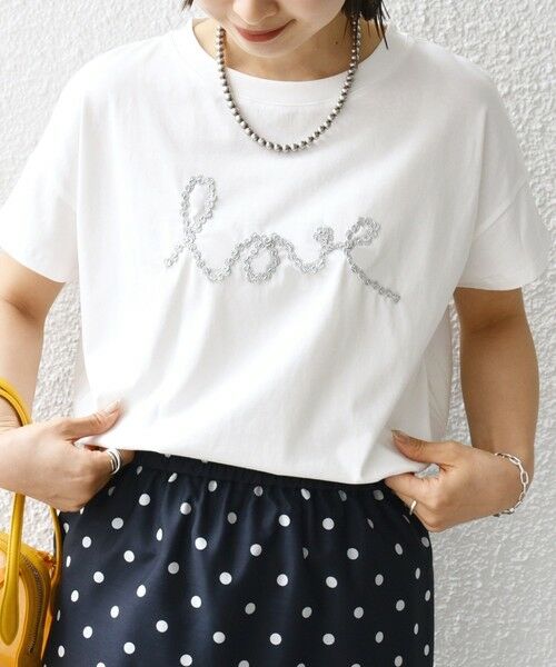 WEB限定】ファンシー コード 刺繍 ロゴ TEE （Tシャツ）｜SHIPS