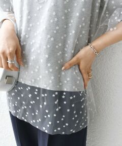 SHIPS / シップス Tシャツ | 【WEB限定】スター チュール レイヤード TEE