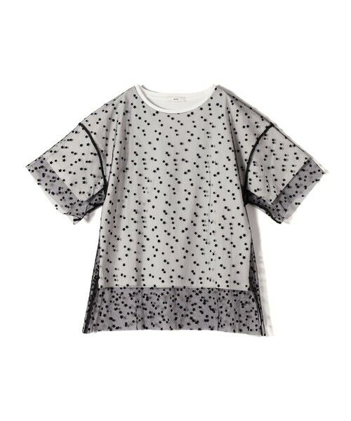セール】 【WEB限定】スター チュール レイヤード TEE （Tシャツ