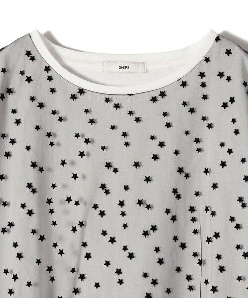 SHIPS / シップス Tシャツ | 【WEB限定】スター チュール レイヤード TEE | 詳細11