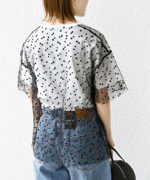 SHIPS / シップス Tシャツ | 【WEB限定】スター チュール レイヤード TEE | 詳細7