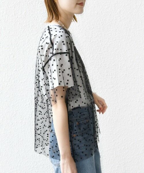 SHIPS / シップス Tシャツ | 【WEB限定】スター チュール レイヤード TEE | 詳細8