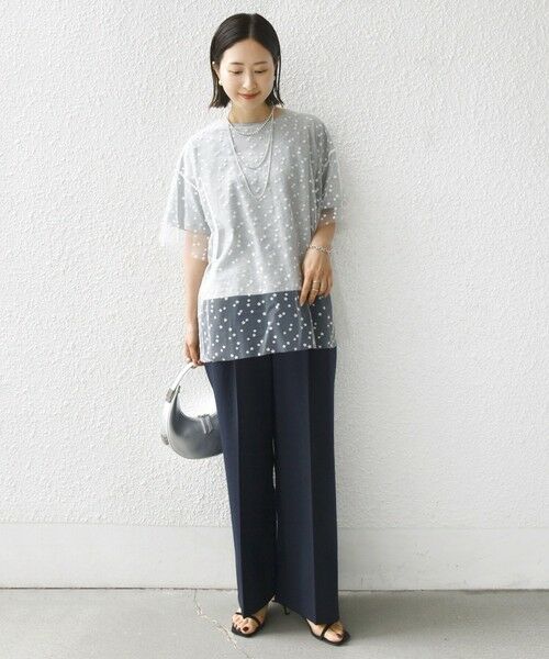 SHIPS / シップス Tシャツ | 【WEB限定】スター チュール レイヤード TEE | 詳細16