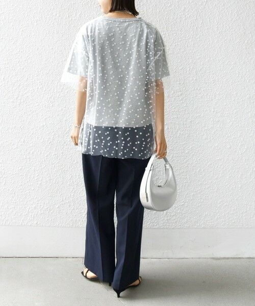 SHIPS / シップス Tシャツ | 【WEB限定】スター チュール レイヤード TEE | 詳細18