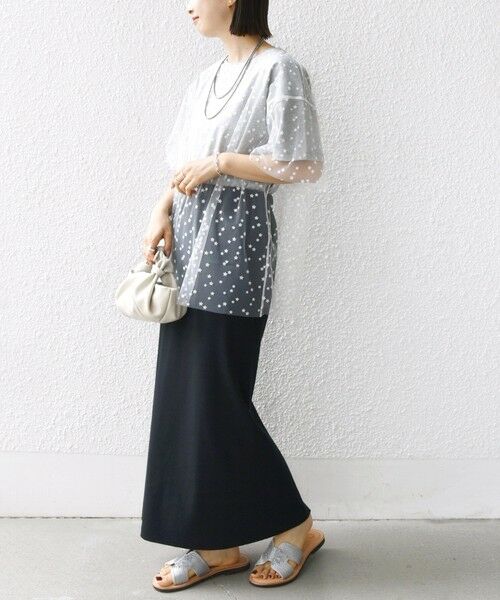 SHIPS / シップス Tシャツ | 【WEB限定】スター チュール レイヤード TEE | 詳細26