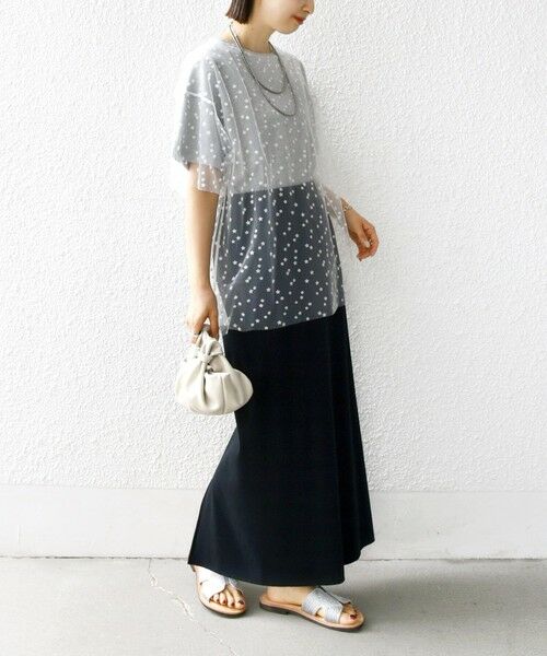 SHIPS / シップス Tシャツ | 【WEB限定】スター チュール レイヤード TEE | 詳細28