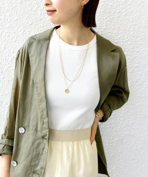 SHIPS / シップス タンクトップ | アメリカン スリーブ リブ タンクトップ | 詳細8