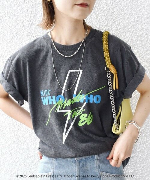 SHIPS for women/シップスウィメン GOOD ROCK SPEED:MUSIC TEE ダークグレー ONE SIZE SHIPS for women/シップスウィメン GOOD ROCK SPEED:MUSIC TEE ダークグレー ONE SIZE