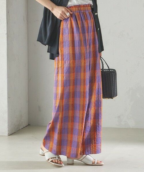 SHIPS / シップス その他パンツ | 〈手洗い可能〉DEVEAUX マドラス チェック ギャザー パンツ | 詳細10