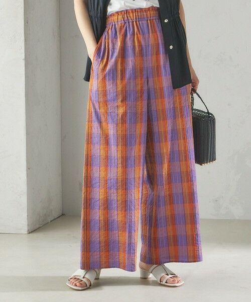 SHIPS / シップス その他パンツ | 〈手洗い可能〉DEVEAUX マドラス チェック ギャザー パンツ | 詳細6