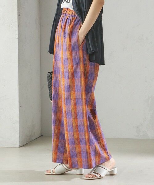 SHIPS / シップス その他パンツ | 〈手洗い可能〉DEVEAUX マドラス チェック ギャザー パンツ | 詳細7