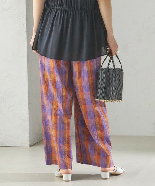 SHIPS / シップス その他パンツ | 〈手洗い可能〉DEVEAUX マドラス チェック ギャザー パンツ | 詳細9