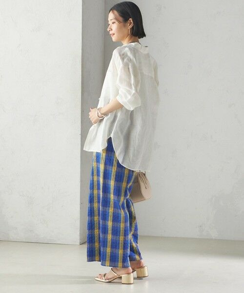 SHIPS / シップス その他パンツ | 〈手洗い可能〉DEVEAUX マドラス チェック ギャザー パンツ | 詳細15