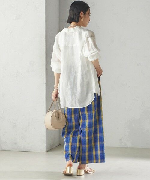 SHIPS / シップス その他パンツ | 〈手洗い可能〉DEVEAUX マドラス チェック ギャザー パンツ | 詳細16