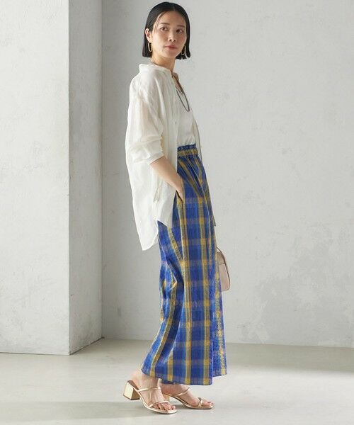 SHIPS / シップス その他パンツ | 〈手洗い可能〉DEVEAUX マドラス チェック ギャザー パンツ | 詳細17