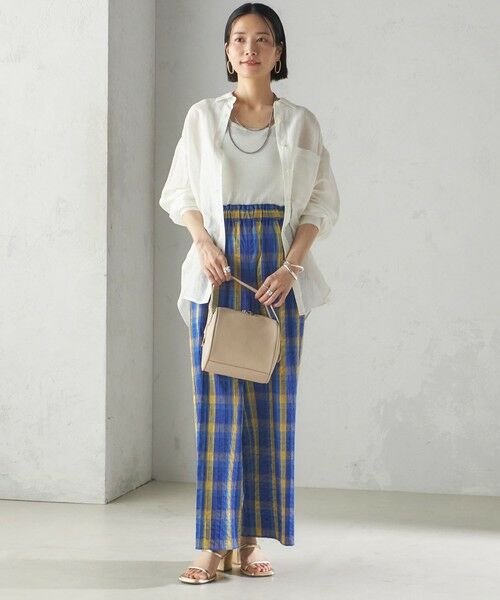 SHIPS / シップス その他パンツ | 〈手洗い可能〉DEVEAUX マドラス チェック ギャザー パンツ | 詳細19