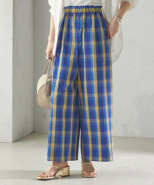 SHIPS / シップス その他パンツ | 〈手洗い可能〉DEVEAUX マドラス チェック ギャザー パンツ | 詳細21