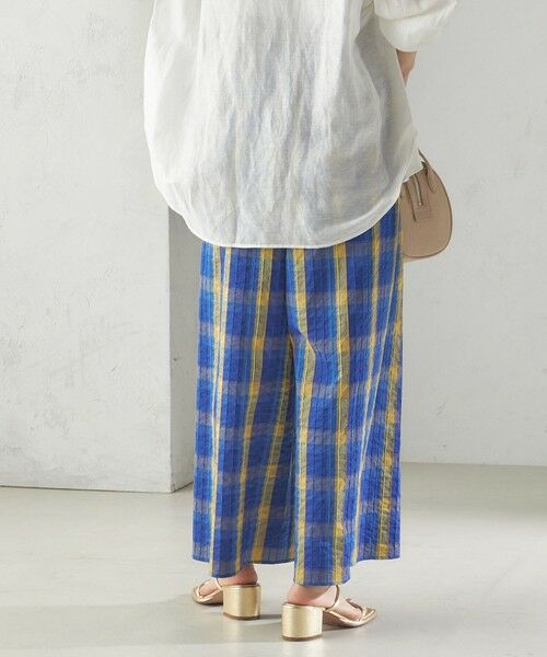 SHIPS / シップス その他パンツ | 〈手洗い可能〉DEVEAUX マドラス チェック ギャザー パンツ | 詳細22