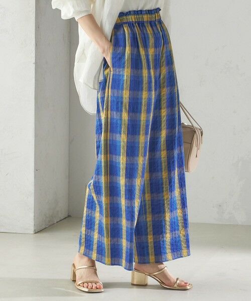 SHIPS / シップス その他パンツ | 〈手洗い可能〉DEVEAUX マドラス チェック ギャザー パンツ | 詳細23