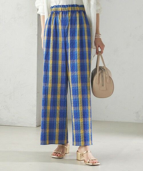 SHIPS / シップス その他パンツ | 〈手洗い可能〉DEVEAUX マドラス チェック ギャザー パンツ | 詳細25