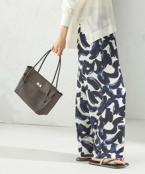 SHIPS / シップス その他パンツ | 〈手洗い可能〉サテン プリント ドロスト パンツ | 詳細23