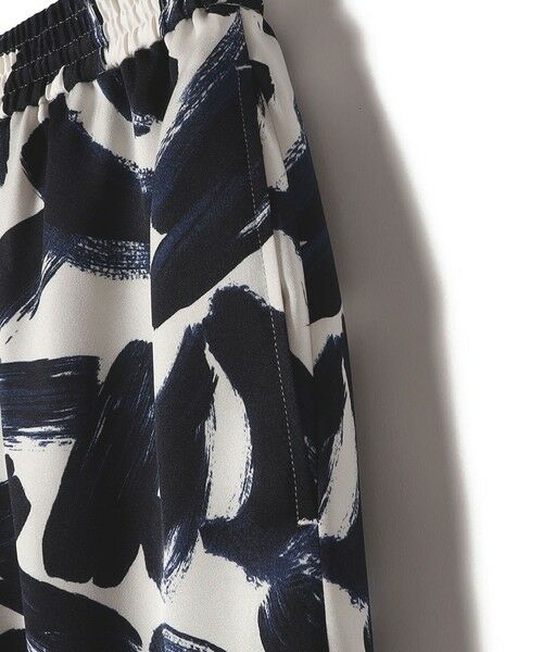 SHIPS / シップス その他パンツ | 〈手洗い可能〉サテン プリント ドロスト パンツ | 詳細30