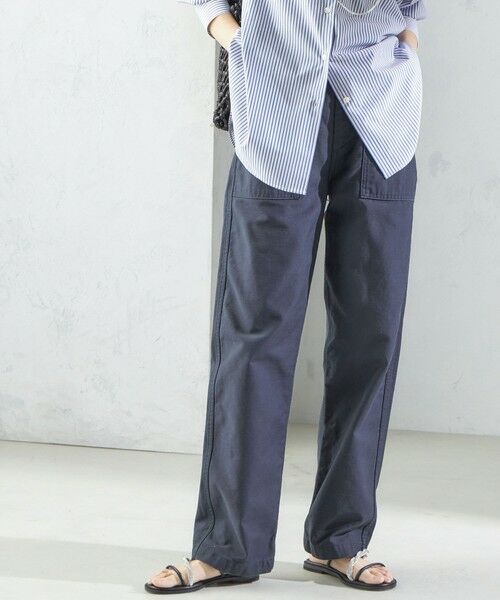SHIPS for women/シップスウィメン 《予約》JAPAN BLUE JEANS:ベイカー パンツ ネイビー 36 SHIPS for women/シップスウィメン 《予約》JAPAN BLUE JEANS:ベイカー パンツ ネイビー 36