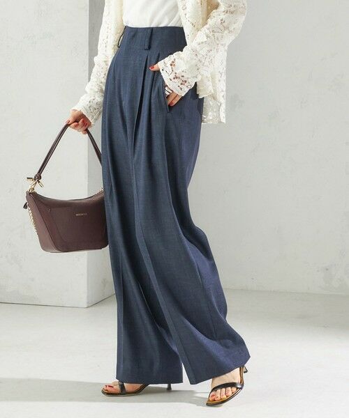 SHIPS / シップス その他パンツ | 〈手洗い可能〉デニムライク 2タック ワイド パンツ | 詳細11