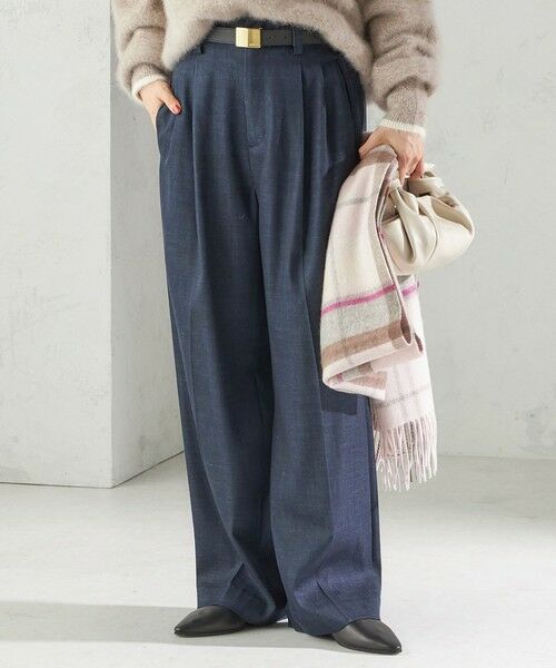 SHIPS / シップス その他パンツ | 〈手洗い可能〉デニムライク 2タック ワイド パンツ | 詳細17