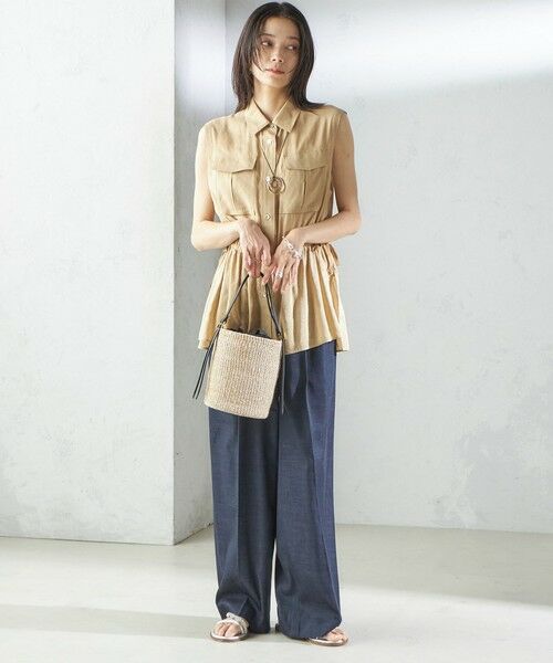 SHIPS / シップス その他パンツ | 〈手洗い可能〉デニムライク 2タック ワイド パンツ | 詳細22