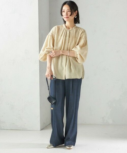 SHIPS / シップス その他パンツ | 〈手洗い可能〉デニムライク 2タック ワイド パンツ | 詳細25