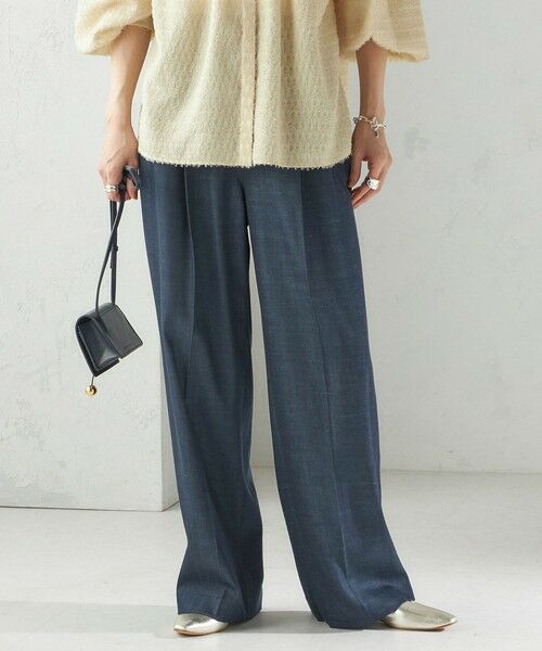 SHIPS / シップス その他パンツ | 〈手洗い可能〉デニムライク 2タック ワイド パンツ | 詳細26