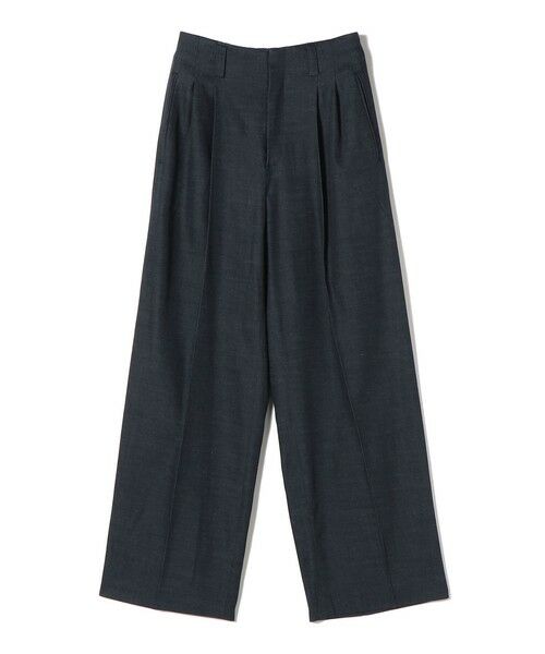 SHIPS / シップス その他パンツ | 〈手洗い可能〉デニムライク 2タック ワイド パンツ | 詳細30