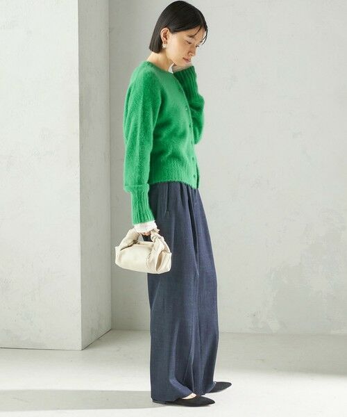 SHIPS / シップス その他パンツ | 〈手洗い可能〉デニムライク 2タック ワイド パンツ | 詳細4