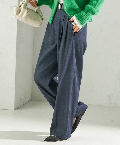 SHIPS / シップス その他パンツ | 〈手洗い可能〉デニムライク 2タック ワイド パンツ | 詳細6