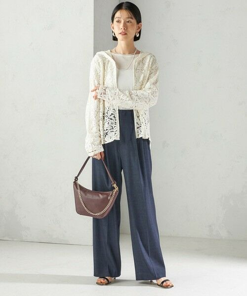 SHIPS / シップス その他パンツ | 〈手洗い可能〉デニムライク 2タック ワイド パンツ | 詳細9