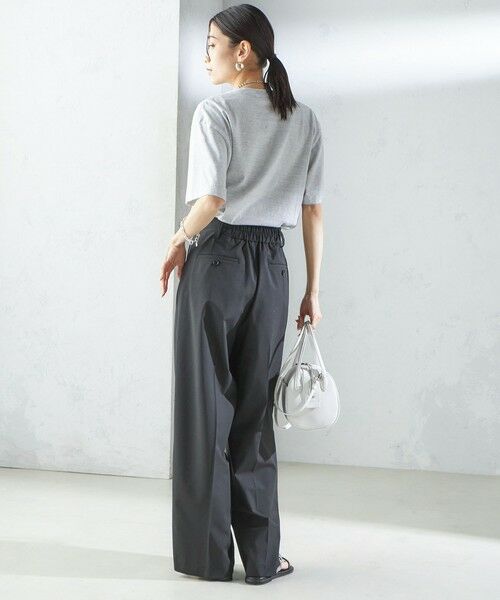 SHIPS / シップス その他パンツ | 〈手洗い可能〉2タック ワイド パンツ(ブラック) | 詳細14