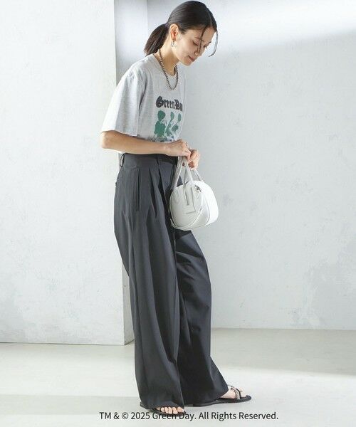 SHIPS / シップス その他パンツ | 〈手洗い可能〉2タック ワイド パンツ(ブラック) | 詳細15