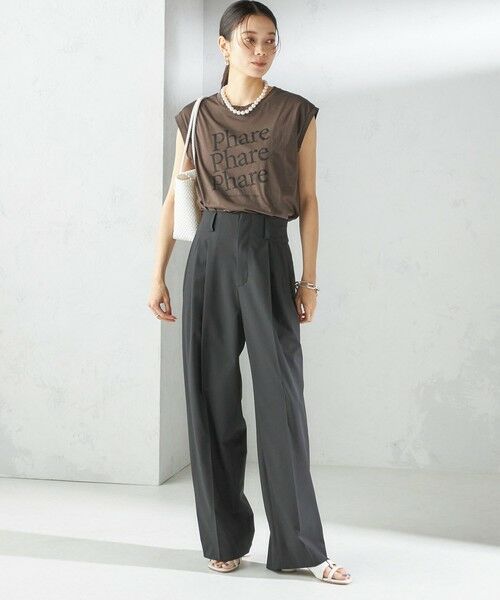 SHIPS / シップス その他パンツ | 〈手洗い可能〉2タック ワイド パンツ(ブラック) | 詳細22