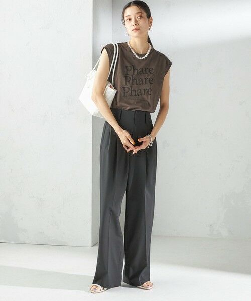 SHIPS / シップス その他パンツ | 〈手洗い可能〉2タック ワイド パンツ(ブラック) | 詳細23