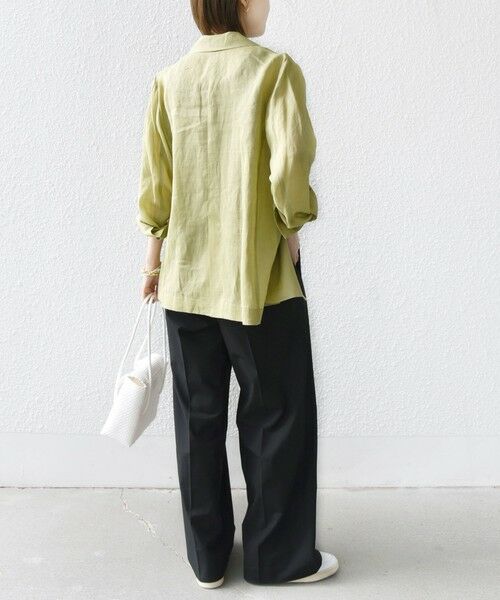 SHIPS / シップス その他パンツ | 〈手洗い可能〉2タック ワイド パンツ(ブラック) | 詳細29