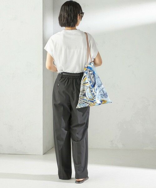 SHIPS / シップス その他パンツ | 〈手洗い可能〉2タック ワイド パンツ(ブラック) | 詳細4