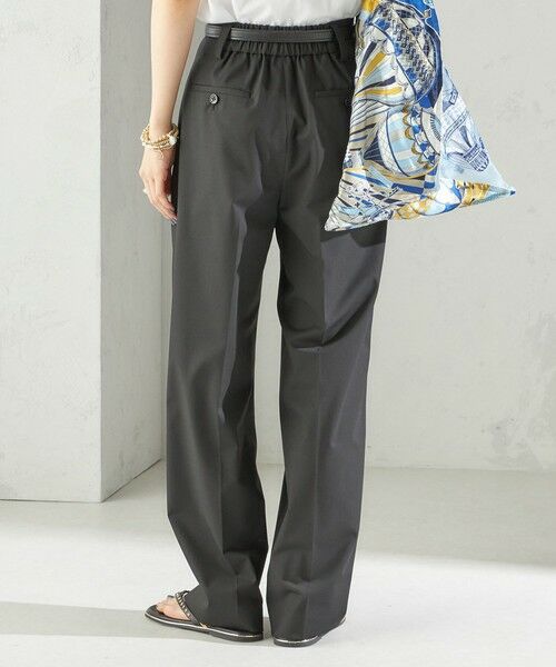 SHIPS / シップス その他パンツ | 〈手洗い可能〉2タック ワイド パンツ(ブラック) | 詳細9