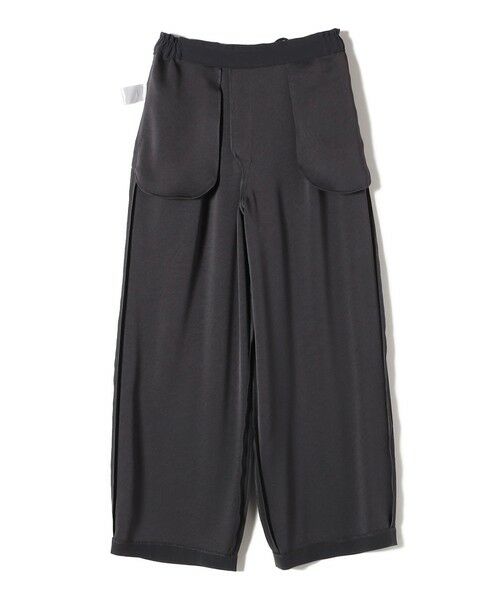 SHIPS / シップス その他パンツ | 〈接触冷感 / 手洗い可能〉アセテート混 バック サテン ワイド パンツ | 詳細17