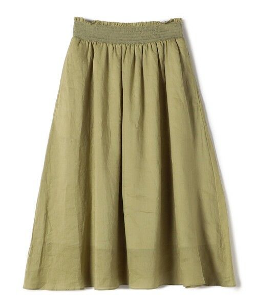 SHIPS / シップス ロング・マキシ丈スカート | 〈手洗い可能〉ラミー 4 ウエスト シャーリング スカート | 詳細30