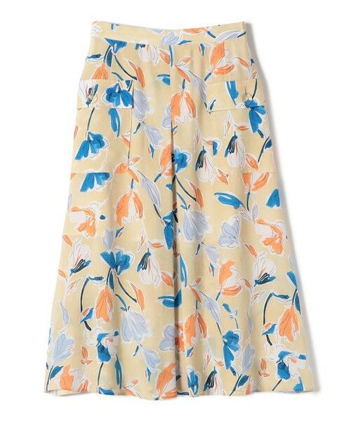 SHIPS / シップス ロング・マキシ丈スカート | IPEKER 花柄 フロント ポケット フレア スカート | 詳細18