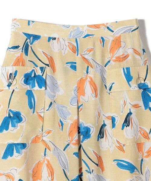 SHIPS / シップス ロング・マキシ丈スカート | IPEKER 花柄 フロント ポケット フレア スカート | 詳細19