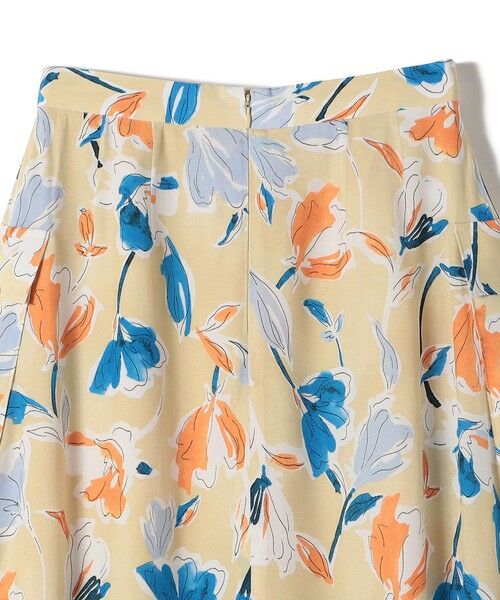 SHIPS / シップス ロング・マキシ丈スカート | IPEKER 花柄 フロント ポケット フレア スカート | 詳細22